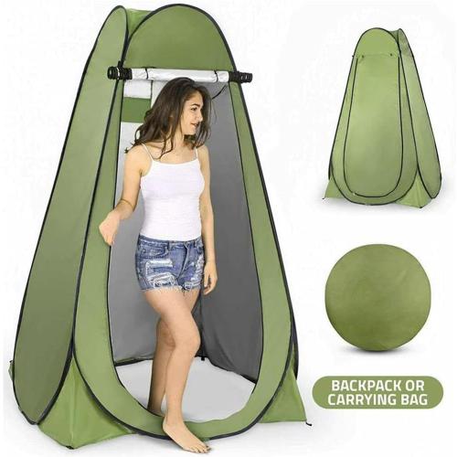Foldable Privacy Tent for Portable Toilet, Shower and Changing Room Camping Privacy Shelter Tent with Carry Bag for Camping & Beach Lightweight & Sturdy, Easy Set Up