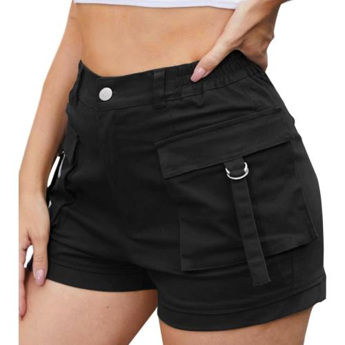 Fashion size XL.....Women's Shorts Elastic Waist Cargo Shorts with Pockets