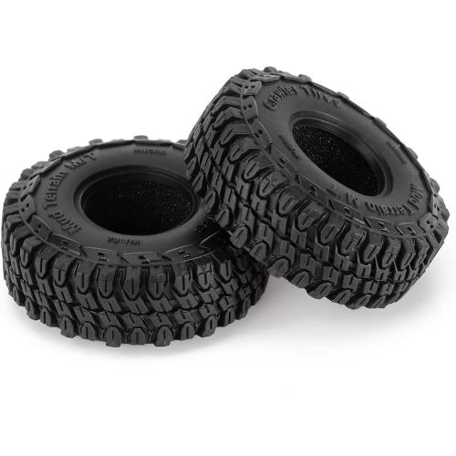 INJORA 1.0 Tires-S3 All Terrain Crawler Tires for TRX4M SCX24 FCX24 Upgrade Parts,54 * 18mm,T1002