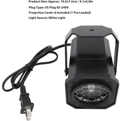 Christmas Snowflake LED Projector Lights Dazzling Visual Impact Plug and Play Great Christmas Idea US Plug Suitable for Indoor Outdoor Use