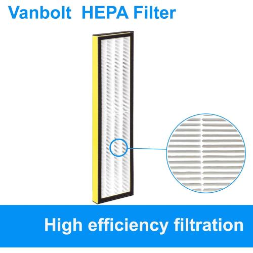 4 10FLT5000 Replacment Filter C is Combined by HEPA Activated Carbon Material,Compatible with Air Purifier AC5000, AC5000E, AC5250PT, AC5350B, AC5350BCA, AC5350W Filter-4HEPA 10Pre-Treatment Filter(4)