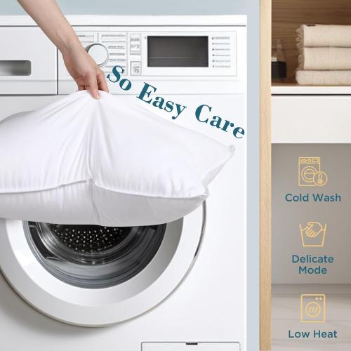 viewstar Bed Pillows Queen Size Set of 2, Hotel Quality, Down Alternative Pillow for Side, Back, or Stomach Sleepers, Soft