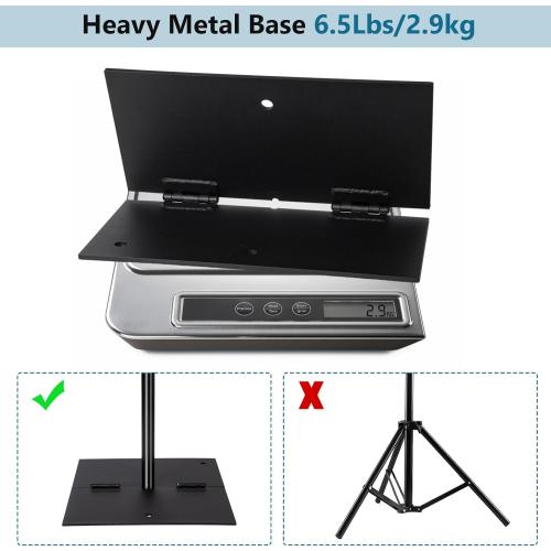 Heavy Duty Backdrop Stand Pipe and Drape Photography Backdrop Stand Kit Adjustable Photo Background Stand 10ft x 10ft with Metal Base, 4 Clamps,Carrying Bag for Photography Video Studio