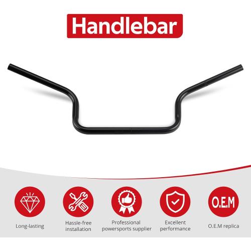 JAVIK Handlebar For Polaris Sportsman 300 400 450 500 570 700 800 2001-2019 H-awkeye 300 325 400 2007-2015 Trail Blazer Boss 330 2010-2013 O.E.M# 5244581-067‼️has mild dust‼️