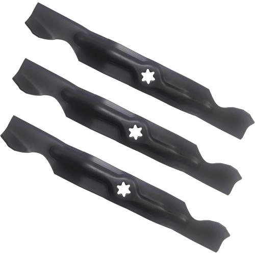 KEDAKEJI 942-04053C Blades Compatible with Cub Cadet Lawn Tractors 942-04053C 50 Deck Toro Mower Replace for Cub-Cadet rzt 50 Troy Bilt 742-04053 742-04053A,3PCS