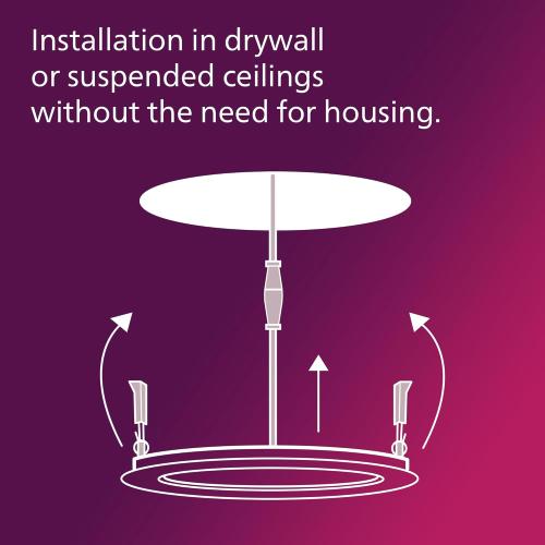 PHILIPS LED 60W Slim 6-inch Canless Downlight 12-Pack Selectable White Multi-CCT 1000 Lumen (12.5W = 60W) Dimmable No Housing Required