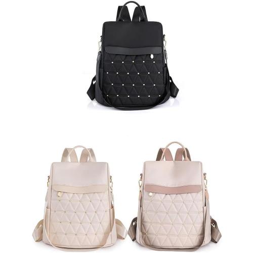 Backpack Purse Daily Daypack for Travel Women Shopping Working, Beige