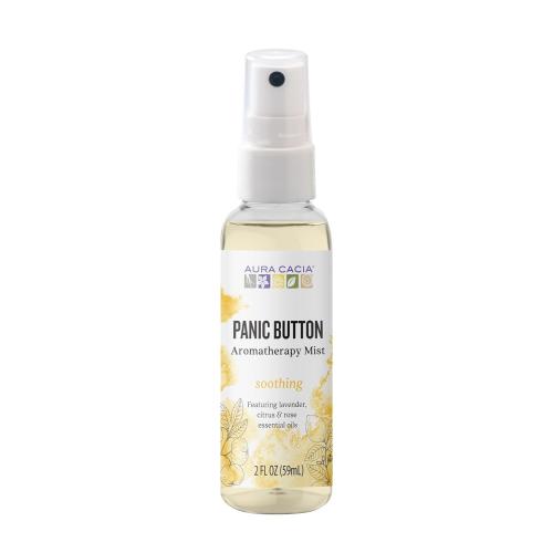 Aura Cacia Essential Solutions Mist, Panic Button, 2 Fluid Ounce