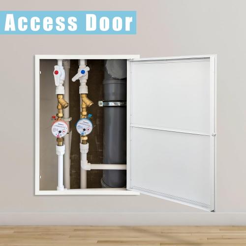 Leinuosen 32 x 24 Inch Attic Access Door Access Panel Crawl Space Door Aluminum Alloy Wall Hole Cover for Attic Crawl Space Wine Cellar