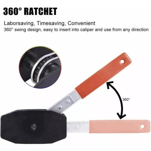 Caliper Spreader Tool Car Ratchet Brake Piston Single Twin Quad Pistons Install Tool Press Brake Caliper Wrench Tool