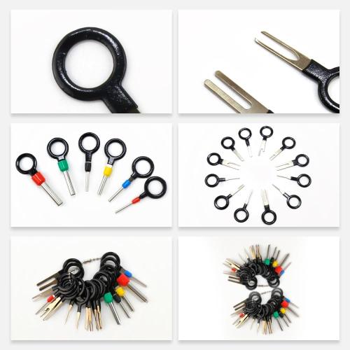 1/1.5/1.8/2.2/2.8/3.5mm Terminal Automotive Connector Car Electrical Wire Removal Non-Insulated Plug Male Female Crimp Pins Connectors Kit Crimped kit Motorcycle Atv set Auto Electric