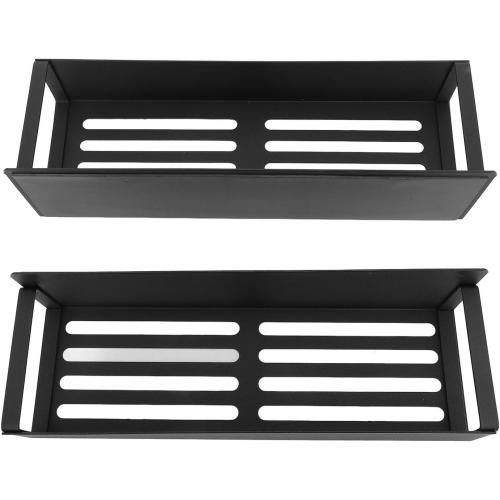 Side Refrigerator Storage Rack, Powder Coating Iron Magnetic Kitchen Shelf, Wall Mounted Rack | Refrig Side Rack | Fridge Organizer Shelf for Kitchen (2PCS)