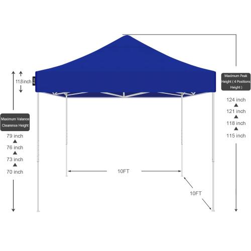 Texinpress10x10 Pop Up Canopy Tent