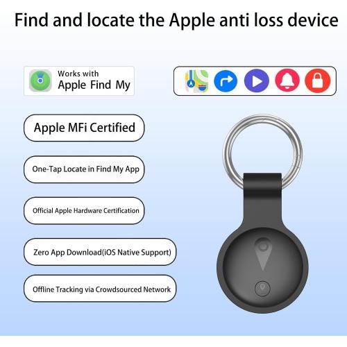 GPS Tracker for Vehicles, No Subscription or SIM Required(iOS Only), Hidden Vehicle Locator, Magnetic Waterproof, Accurate Tracking, 365-Day Battery Life,(F18B)