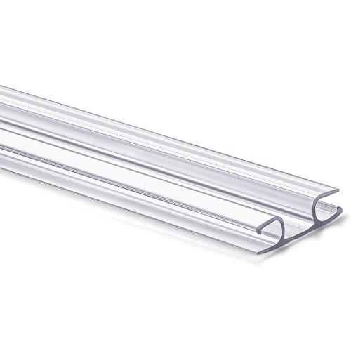 24 Pack Living Hinge for Golf Cart Windshield Piano Drum Shield Cuttable Clear PVC Living Hinge(48 Inch)