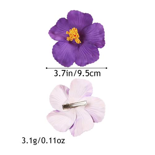 9Pcs Hibiscus Flower Hair Clips Hawaiian Beach Hair Accessories‼️missing one‼️