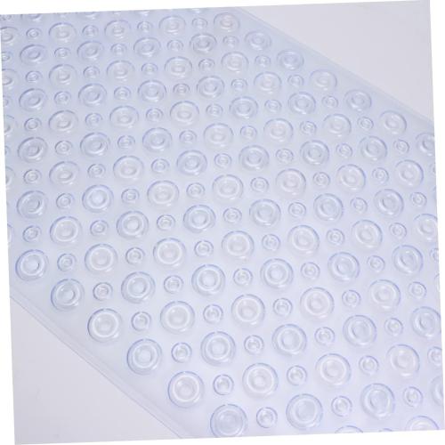 PVC Non-Slip Bath Mat 88x40cm Washable Shower Rug Suction Cups for Bathroom Safety Comfortable Foot Massage Design for Daily Use
