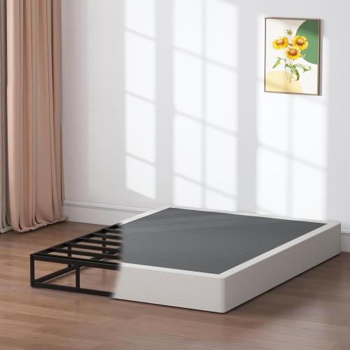 Queen Box Spring 9 Inch Box Spring High Profile Metal Box Springs with Fabric Cover, Easy Assembly, 3000 Lbs Max Weight Capacity