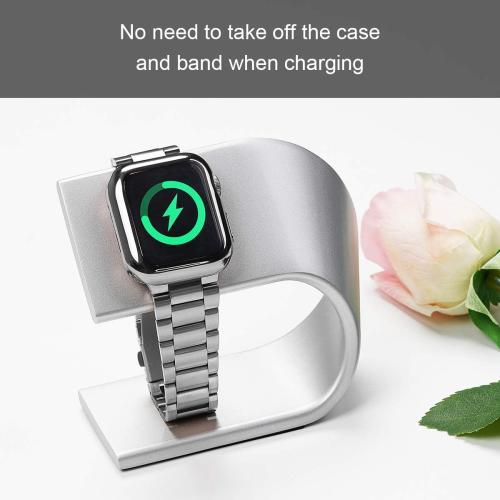 iiteeology Compatible with Apple Watch Bands 44mm Series 6 5 4 Se, Upgraded Stainless Steel Band with iWatch Screen Protector Case for Men Women Silver/Silver