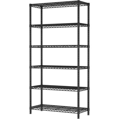 SINGAYE Shelf Closet Wire Shelving：Adjustable Metal Unit for Laundry Room Organization Bathroom Kitchen Home Garage Storage Pantry Rack Shelves