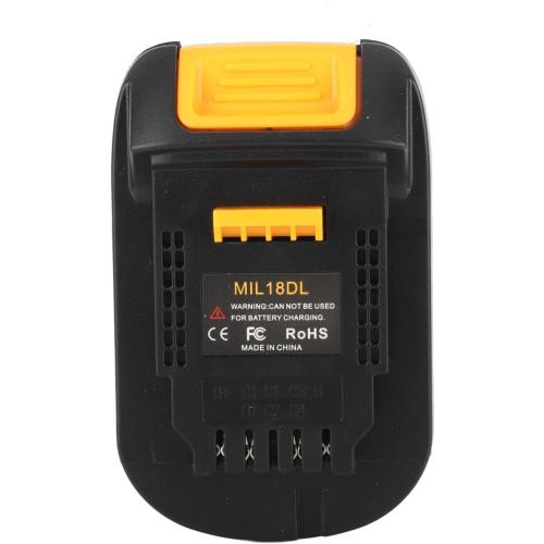 Eujgoov 18V Battery MIL18DL Power Tool Battery Lithium Battery Converter Replacement for Cordless Tools
