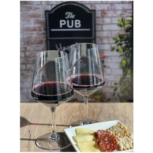 Wine Glasses BPA Free Tritan Unbreakable Stemmed Red and White Wine Glasses Clear