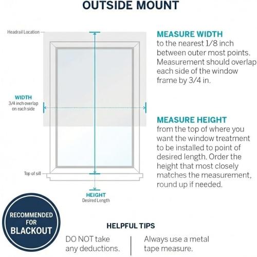 LEVOLOR Basics Cordless Light Filtering Faux Wood Blinds, Easy to Install 2” Blinds for Windows, Timeless Look, Fits up to 30” Width and 64” Length, Home Solution for Any Space or Room