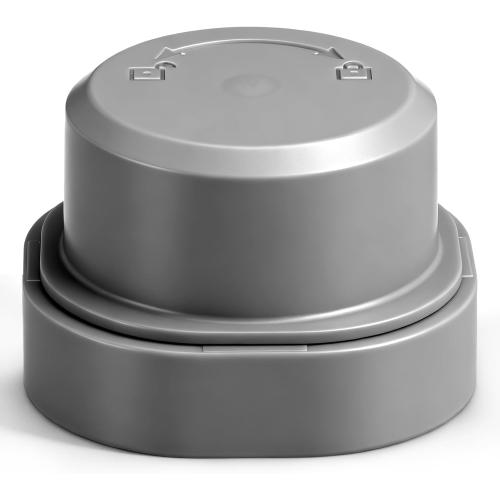 Portable Blender Blade Cover and Vessel Cap Compatible with Blast Portable Blender Bc100 Series and Bc151 Series, Replacement Accessories Lid Set, Plastic, Leak-proof Seal Dark Gray