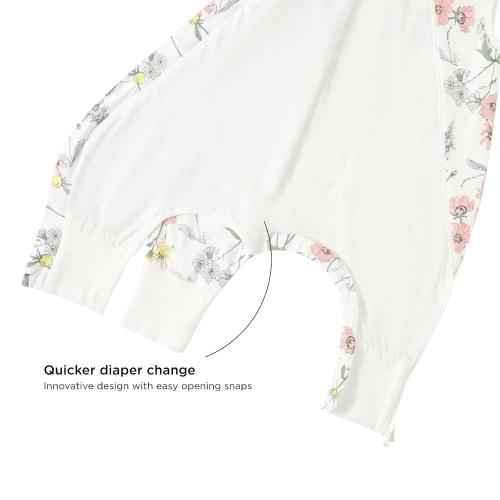 Duomiaomiao 0.5 TOG Toddler Sleep Bag 12-24 Months 100% Cotton Lightweight Baby Sleep Sack with Feet, Breathable Comfy Toddler Wearable Blanket