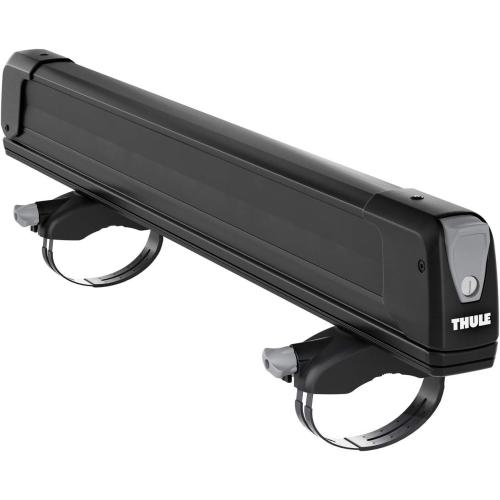 Thule Ski Racks, Black (TH7325B), for Car, Aluminium, 75 kg Load Capacity, Convenient Loading and Unloading of Skis and Snowboards 2 Pack