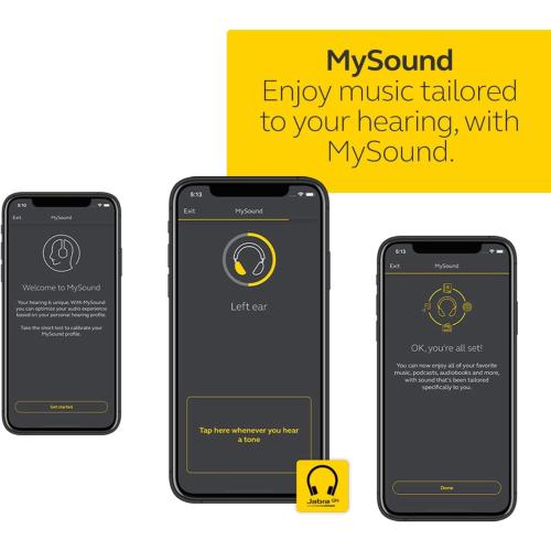 USED (usados) Jabra Elite 75t– True Wireless Earbuds with Charging Case, Titanium Black – Active Noise Cancelling Bluetooth Earbuds with a Comfortable, Secure Fit, Long Battery Life, Great Sound