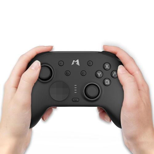 Color Black MOBAPAD N1 HD Switch Controller Wireless, NFC, ALPS Dual-Axis Motor, Hall Effect Joysticks, HD Vibration, Compatible with Nintendo Switch