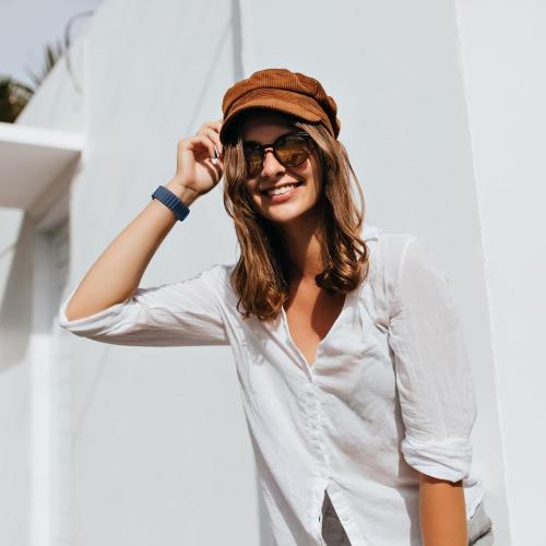 Fabric Band Compatible for Samsung Galaxy Watch 7/6/5/4 Series, Adjustable and Eco-Friendly Sport Loop Band for Galaxy Watch Active/Galaxy Active 2/Galaxy Watch 3(41mm)