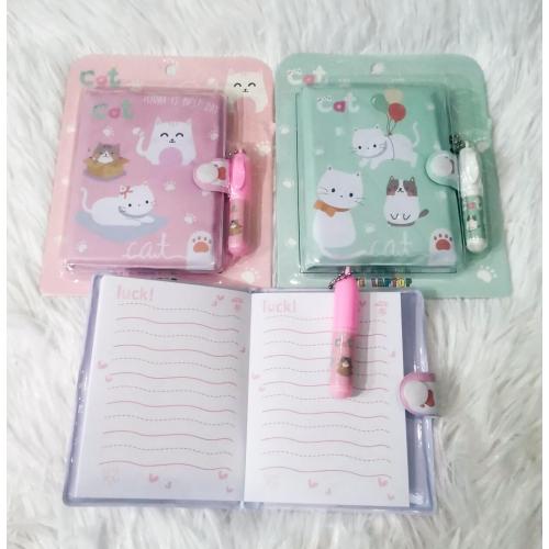 Cartoon Small Travelers Notebook With Pen Kit Cute The Notebook Anime Pocket Notebook For Women Cute Cat To Do List Notebook Cute Mini Notebook Anime Pink Notebooks Cat Notebook Writing Pads 2 Pack