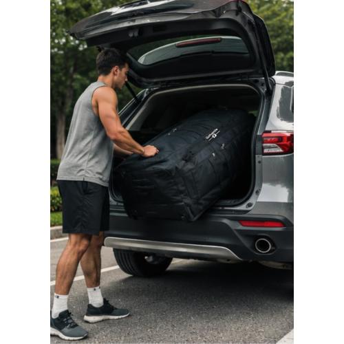 46-inch Rolling Duffle Bag with Wheels, XL Duffle Bag With Rollers, Heavy Duty Oversized Storage Bag