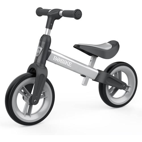 Color Silver Toddler Balance Bike Toys for 1 to 3 Year Old Girls Boys Adjustable Seat and Handlebar No-Pedal Training Bike Best Gifts for Kids (Silver)