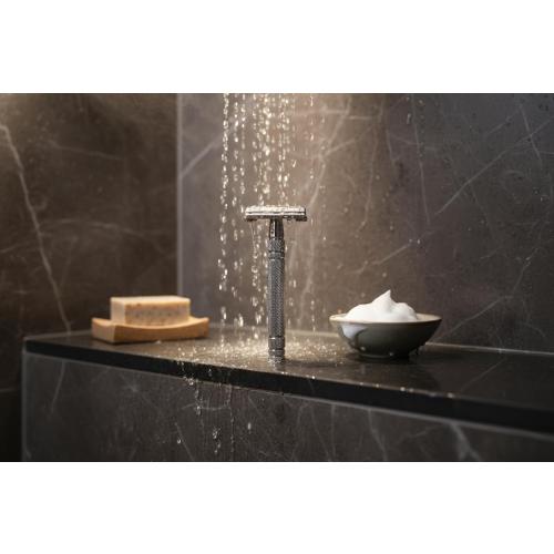 Double Edge Safety Razor with 10 Disposable Blades - Single blade double edge razor for men - Metal razor with Long Handle for close shave - Classic Clean Shave Single blade razor