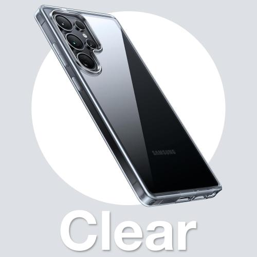 TORRAS Shockproof for Samsung Galaxy S25 Ultra Case, [Non-Yellowing] [12FT Military-Grade Protection] Transparent Slim Case for Samsung S25 Ultra Case, Diamond Clear, Hard, 6.9'' Guardian Series