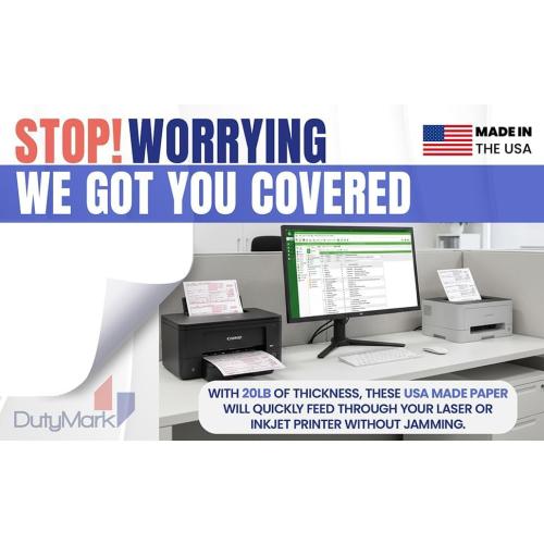 1096 Transmittal Tax Forms 2025, 25 Pack of 1096 Summary Laser Tax Forms, Compatible with QuickBooks and Accounting Software, Use for 1099 NEC, MISC, INT, and Other 1099 Forms