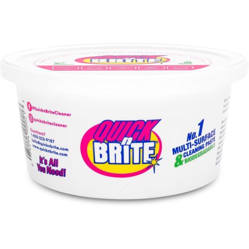 4 Pack Quick 'n Brite All Purpose Cleaning Paste, True All Purpose Cleaner, Concentrated, 12 oz