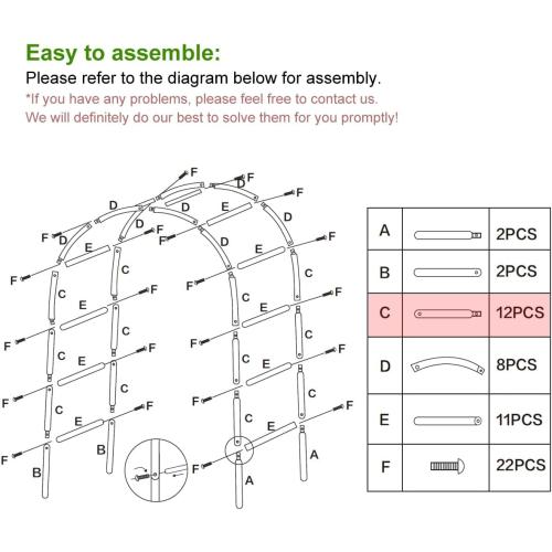Metal Pergola Arbor,4.6 Feet Wide x7.9 Feet High Assemble Freely for Various Climbing Plant Wedding Garden Arch Bridal Party Decoration Wide Arbor
