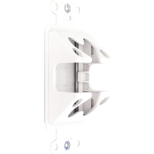Legrand - OnQ HDMI In-Wall Connection Kit for Cable Management, Cable Pass Through Strap Conceals Cabling Behind the Wall, White, 2 Count, HT2000WHV1