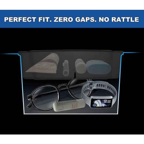 2026 Upgrade Center Console Organizer fit for 2025 2026 Ford Bronco 4 Door Full Size Bronco Center Console Storage for Ford Bronco 2025 2026 Storage Accessories|Not for 2 Dooor/Manual/Sport Model|