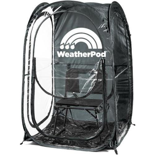 WeatherPod® The Original Shark Tank MyPod™ 1-2 Person Pop-Up Pod - Stay Warm, Dry, and Out of The Sun - Weather Pod for Sports, Rain, or Wind