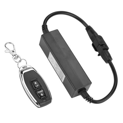 12V Wireless Remote Control Linear Actuator with DPDT Switch, Forward/Reverse DC Motor for Home Automation, Automatic Door System, Stainless Steel Actuator Controller