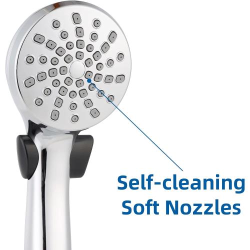 Hibbent RV Handheld Shower Head Water Saving with 59'' Hose, Chrome