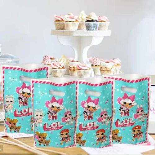 Ananju 30pcs Children Birthday Party Gift Bags Candy Bags Goody Bags Children Birthday Party Supplies Decorations (2pk)