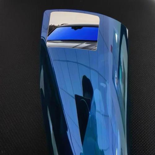 Chameleon Window Tint Film 20inch x 20FT 20% 35% 50% 60% 70% VLT Two Ply Nano Ceramic Chameleon Windonw Films UV99% Glass Tinting for Car and Home (BLUE50%)