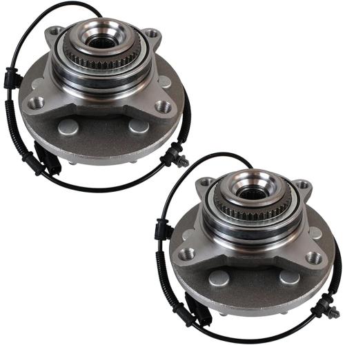 Autoround 515142 [2-Pack] 4WD Front Wheel Bearing and Hub Assembly Compatible with 2011-2014 Ford F-150 Expedition, Lincoln Navigator, 6 Lug W/ABS (Exc. Heavy Duty)