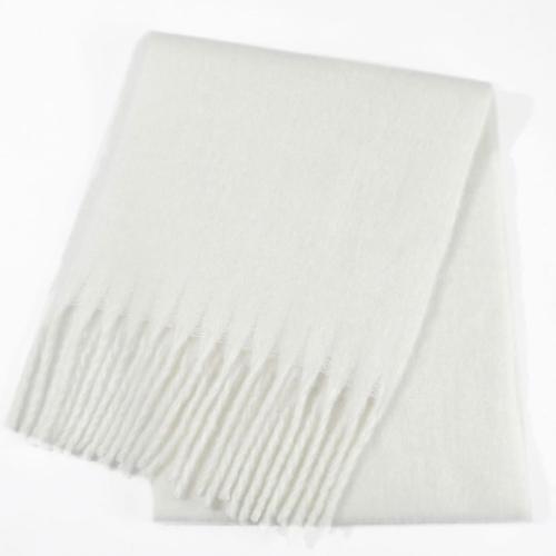 White Big Scarf Oversized Soft Fall Winter Thick Scarf Warm Shawl